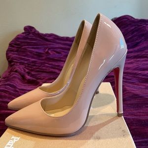 Red bottom bide heels